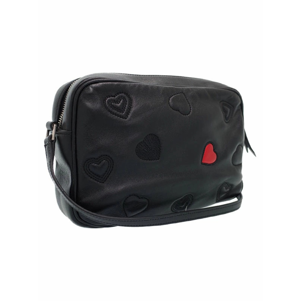 SAINT LAURENT Paris Fringe Saint Paris Heart Lou Camera Bag Shoulder - Picture 2 of 5